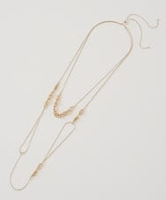 PG2AW50130 GEORGES RECH(ジョルジュ・レッシュ)  [日本製]3WAYネックレス ゴールド