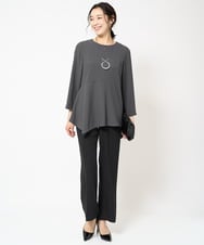 PG2EB11098 GEORGES RECH(ジョルジュ・レッシュ)  [日本製]パイプメッシュシアーネックレス ブラック