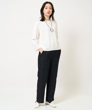 PG2EB11098 GEORGES RECH(ジョルジュ・レッシュ)  [日本製]パイプメッシュシアーネックレス ブラック