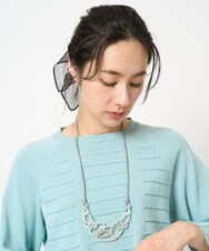 PG2EB14078 GEORGES RECH(ジョルジュ・レッシュ) サークルラインメタルネックレス シルバー