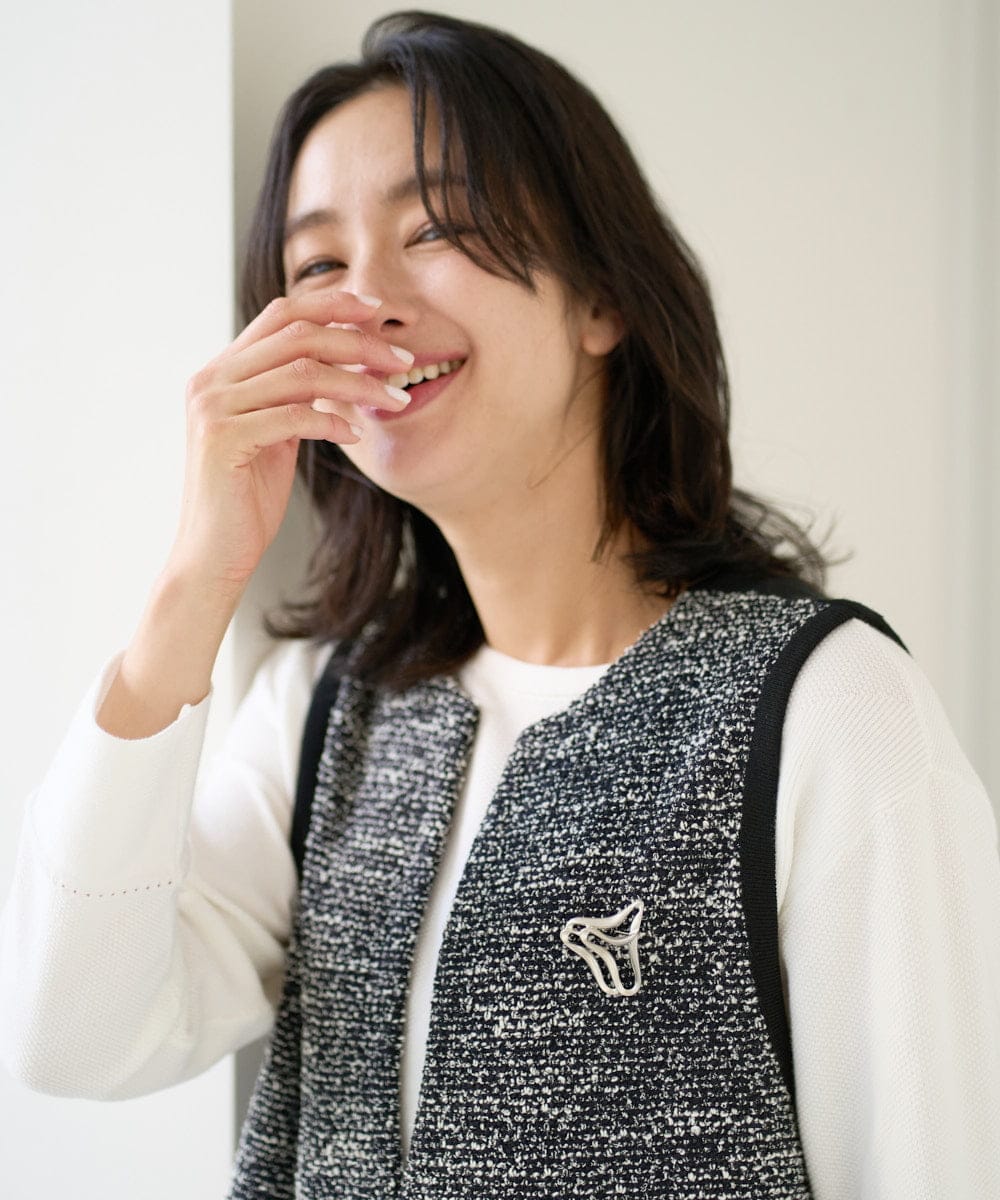 PG2EE02058 GEORGES RECH(ジョルジュ・レッシュ)  [日本製]ウェーブブローチ シルバー