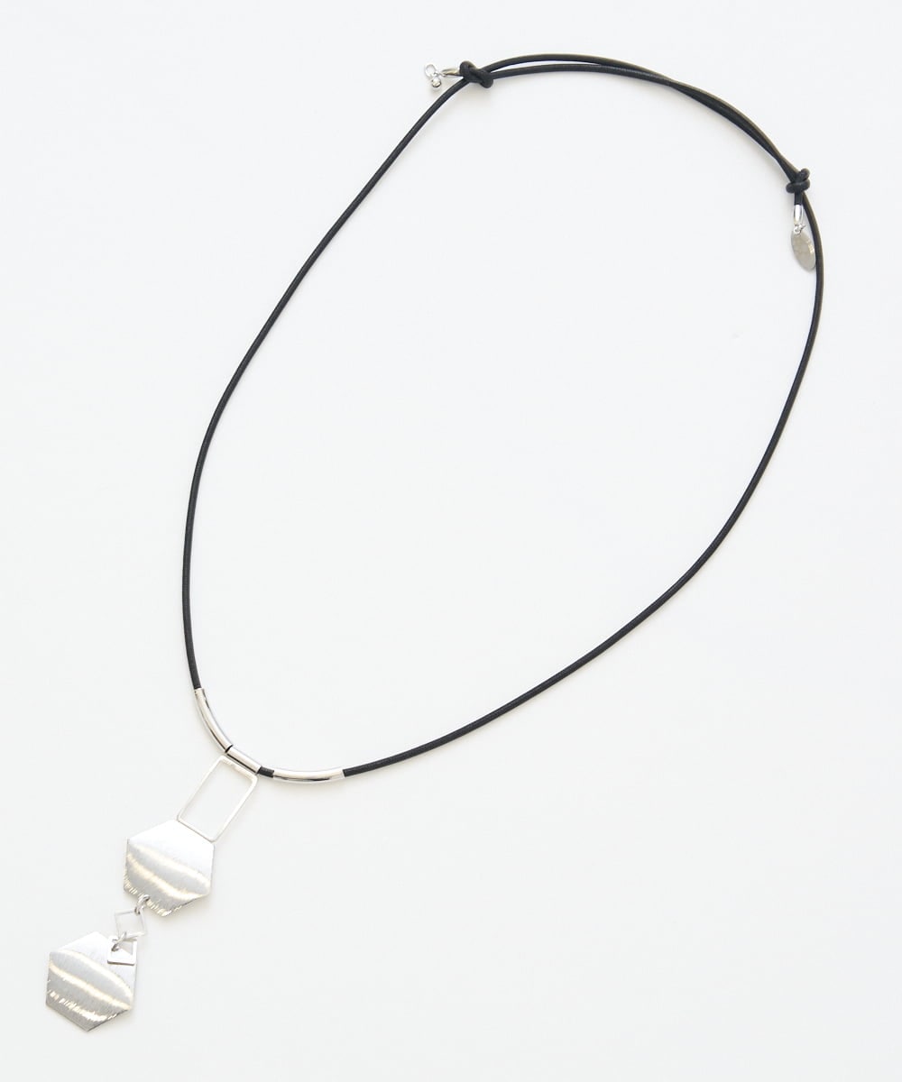 PG2EE03098 GEORGES RECH(ジョルジュ・レッシュ)  [日本製]ロッカクメタリックネックレス シルバー