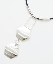 PG2EE03098 GEORGES RECH(ジョルジュ・レッシュ)  [日本製]ロッカクメタリックネックレス シルバー