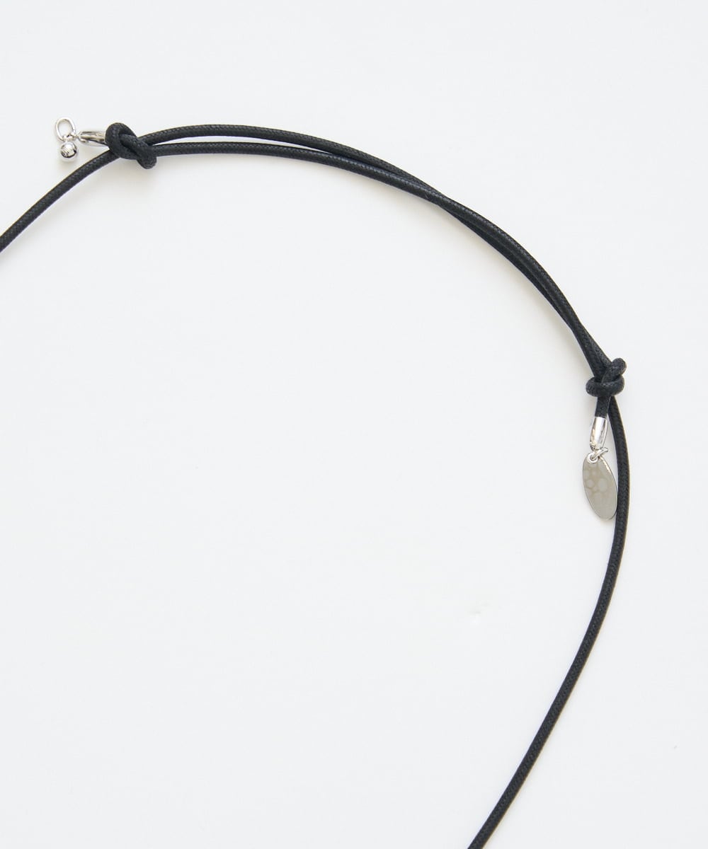 PG2EE03098 GEORGES RECH(ジョルジュ・レッシュ)  [日本製]ロッカクメタリックネックレス シルバー