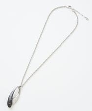 PG2EE05110 GEORGES RECH(ジョルジュ・レッシュ)  [日本製]ベッコウグラデーションクリアネックレス ブラウン