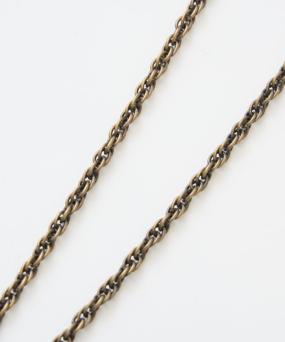 PG2EE05110 GEORGES RECH(ジョルジュ・レッシュ)  [日本製]ベッコウグラデーションクリアネックレス ブラウン