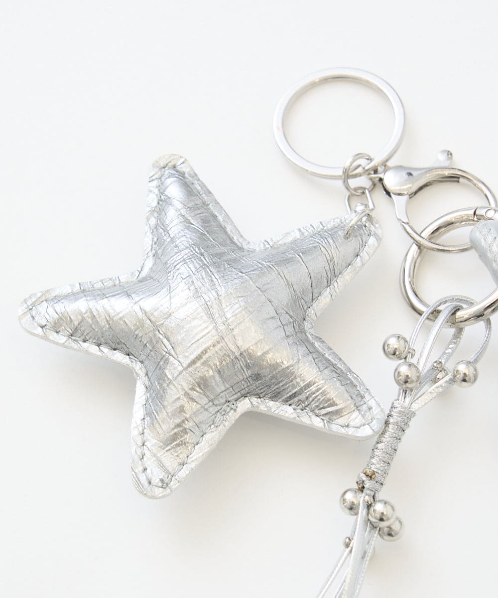 PG2EE12038 GEORGES RECH(ジョルジュ・レッシュ) フェイクレザーシルバースターチャーム シルバー