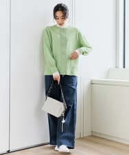 PG2EE13038 GEORGES RECH(ジョルジュ・レッシュ) フェイクレザーモノトーンスターチャーム ブラック