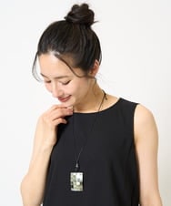 PG2GA32090 GEORGES RECH(ジョルジュ・レッシュ)  [日本製]シェルネックレス ブラック
