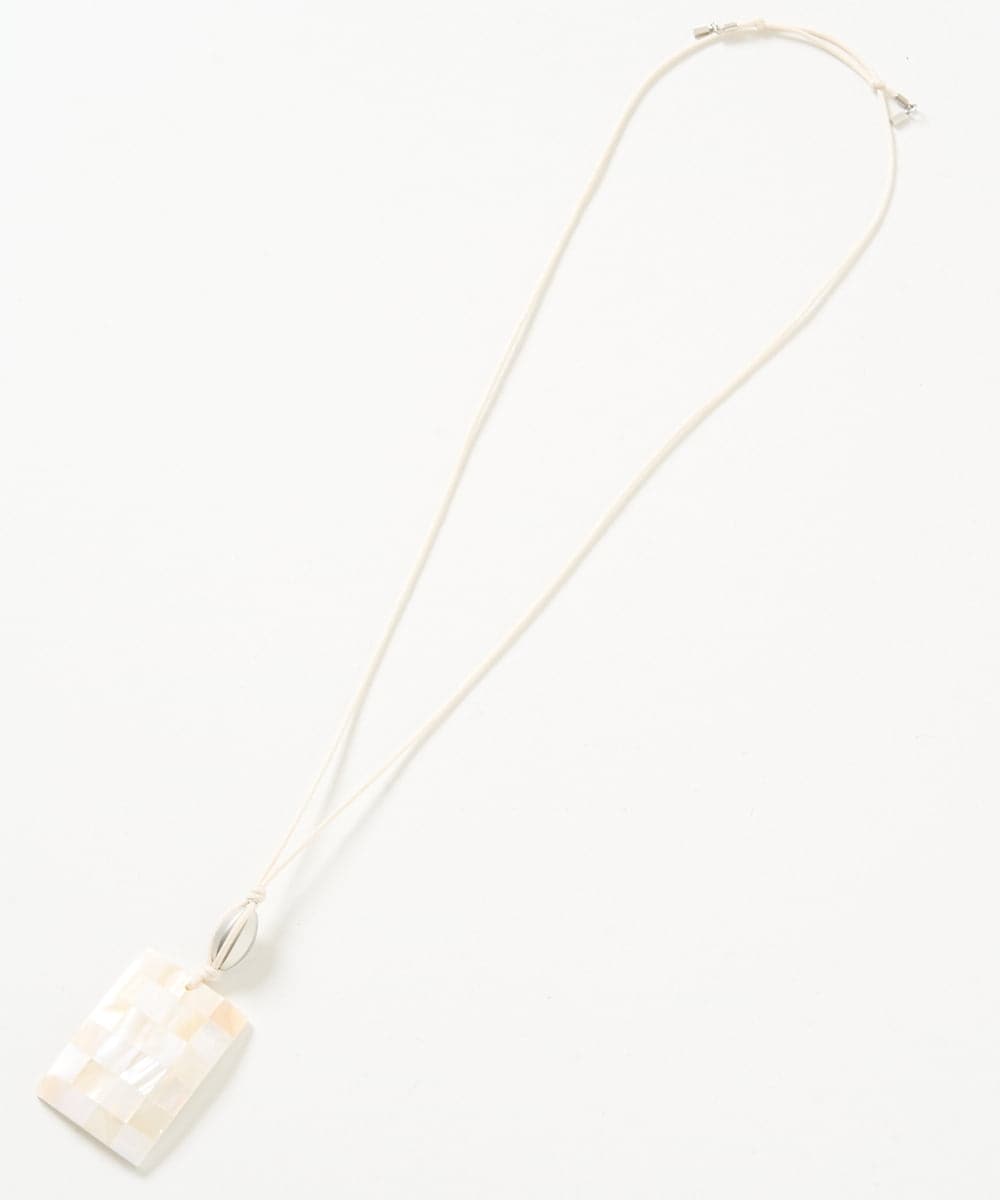PG2GA32090 GEORGES RECH(ジョルジュ・レッシュ)  [日本製]シェルネックレス ブラック