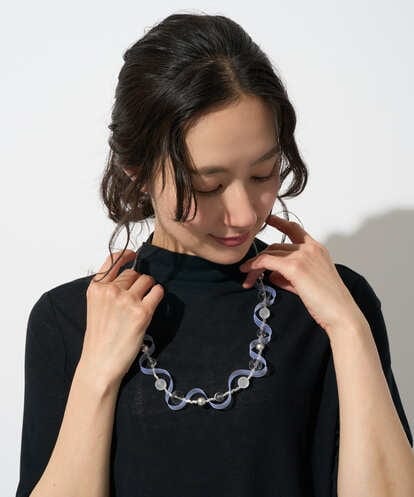 PG2GD20110 GEORGES RECH [日本製]シアーメッシュウェーブネックレス