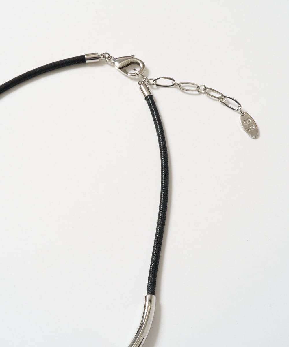 PG2GD20110 GEORGES RECH(ジョルジュ・レッシュ)  [日本製]シアーメッシュウェーブネックレス ブラック