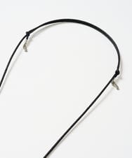 PG2GD21130 GEORGES RECH(ジョルジュ・レッシュ)  [日本製]モザイクシェルネックレス ブラック