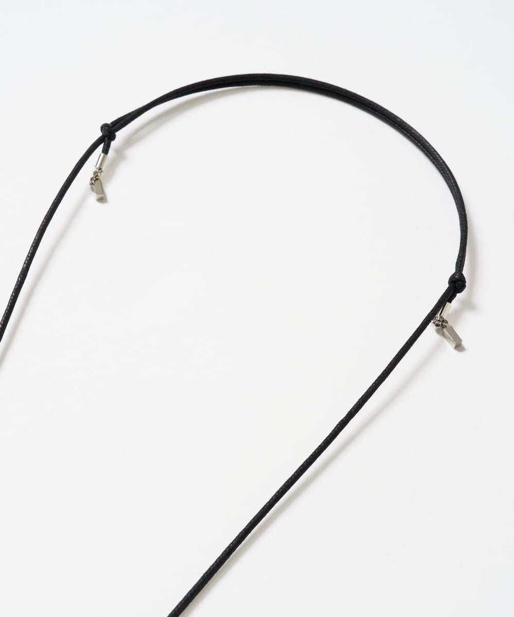 PG2GD21130 GEORGES RECH(ジョルジュ・レッシュ)  [日本製]モザイクシェルネックレス ブラック