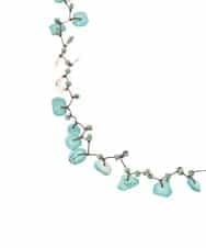 PG2GN02130 GEORGES RECH(ジョルジュ・レッシュ) ミックスビーズネックレス ブルー