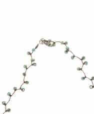 PG2GN02130 GEORGES RECH(ジョルジュ・レッシュ) ミックスビーズネックレス ブルー