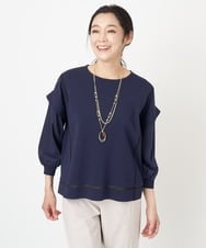 PG2GS04150 GEORGES RECH(ジョルジュ・レッシュ)  [日本製]3WAYカラフル天然石ネックレス オレンジ