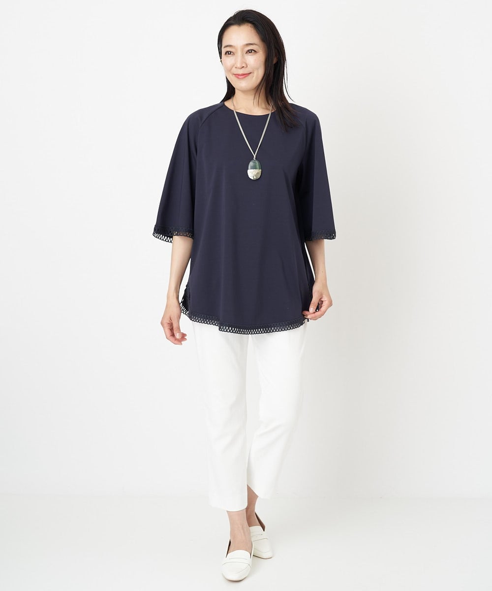 PG2GS06130 GEORGES RECH(ジョルジュ・レッシュ)  [日本製]シアーシェルネックレス オレンジ
