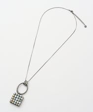 PG2JE02130 GEORGES RECH(ジョルジュ・レッシュ)  [日本製]モザイクシェルリバーシブルネックレス ブラック