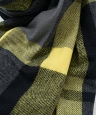 PG3AB55078 GEORGES RECH(ジョルジュ・レッシュ) カラーチェック大判ストール イエロー系