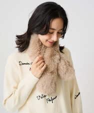 PG3AD10090 GEORGES RECH(ジョルジュ・レッシュ) フェイクファーティペット ベージュ
