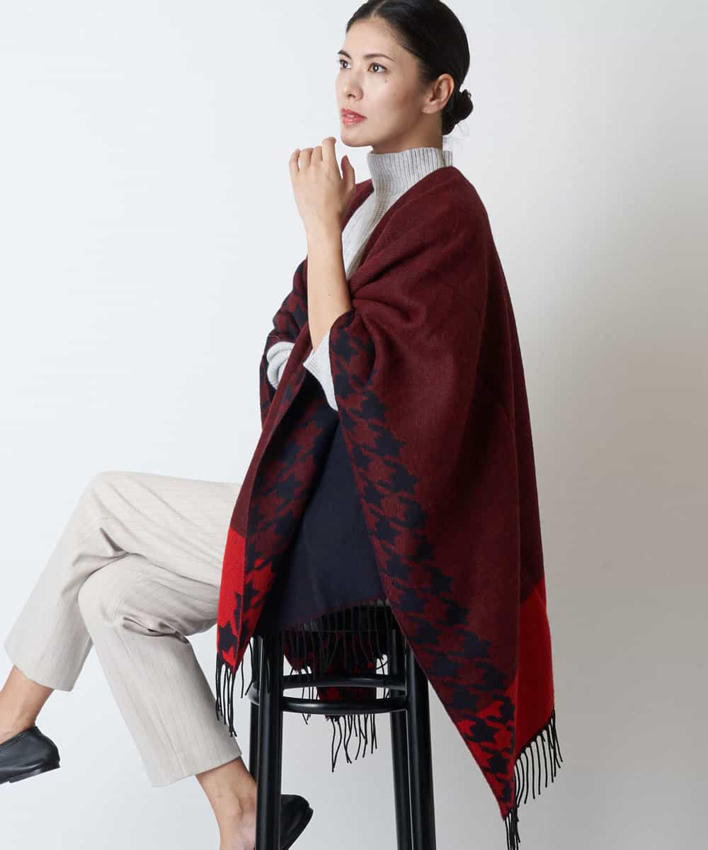 洗える 大判ポンチョストール ストール マフラー スヌード Georges Rech ジョルジュ レッシュ イトキンオンラインストア