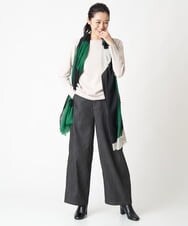 PG3AV06190 GEORGES RECH(ジョルジュ・レッシュ) プリント大判ストール グリーン系