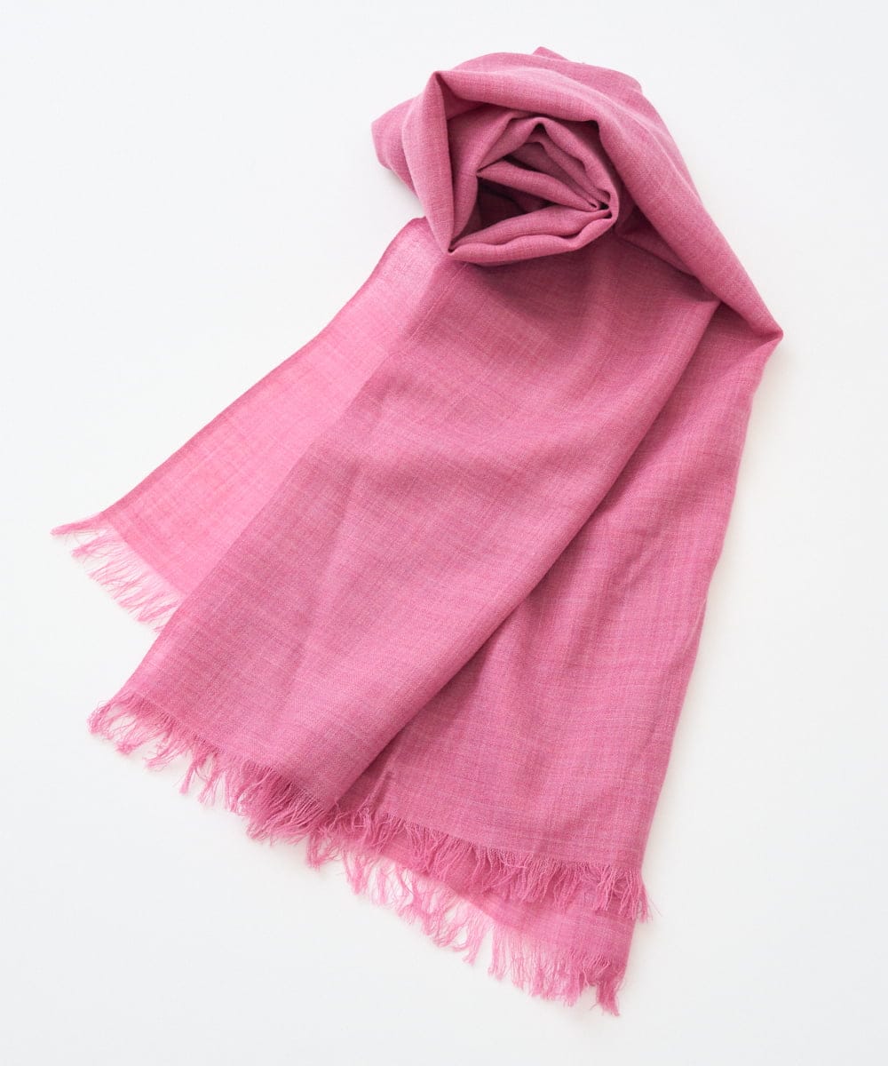 PG3EE08098 GEORGES RECH(ジョルジュ・レッシュ) ムジウールストール ピンク