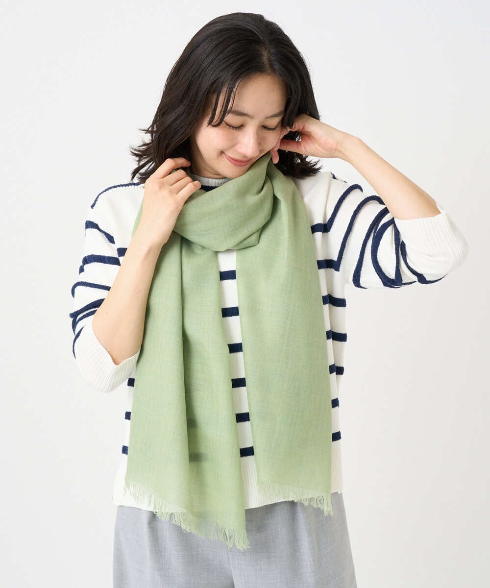 PG3EE08098 GEORGES RECH(ジョルジュ・レッシュ) ムジウールストール グリーン