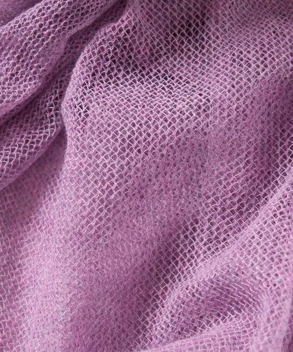 PG3GA35090 GEORGES RECH(ジョルジュ・レッシュ)  [イタリア製]メッシュストール ラベンダー