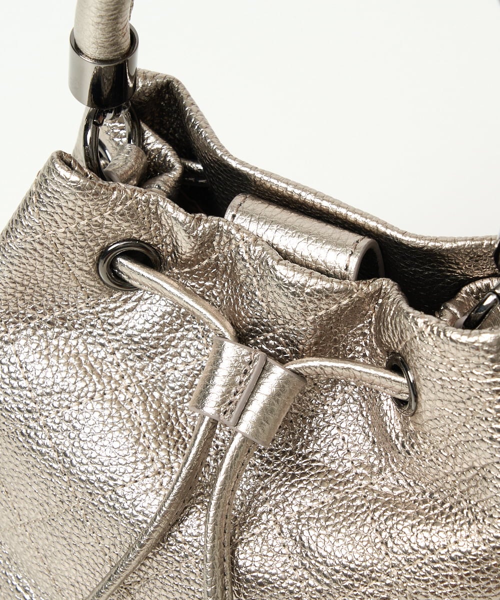 PG5AA39290 GEORGES RECH(ジョルジュ・レッシュ) キルティングステッチバッグ ブラウン