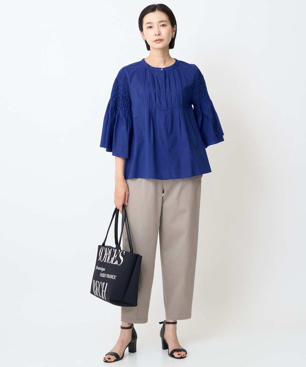 PG5AD01150 GEORGES RECH(ジョルジュ・レッシュ) ロゴニットトートバッグ ブラック系