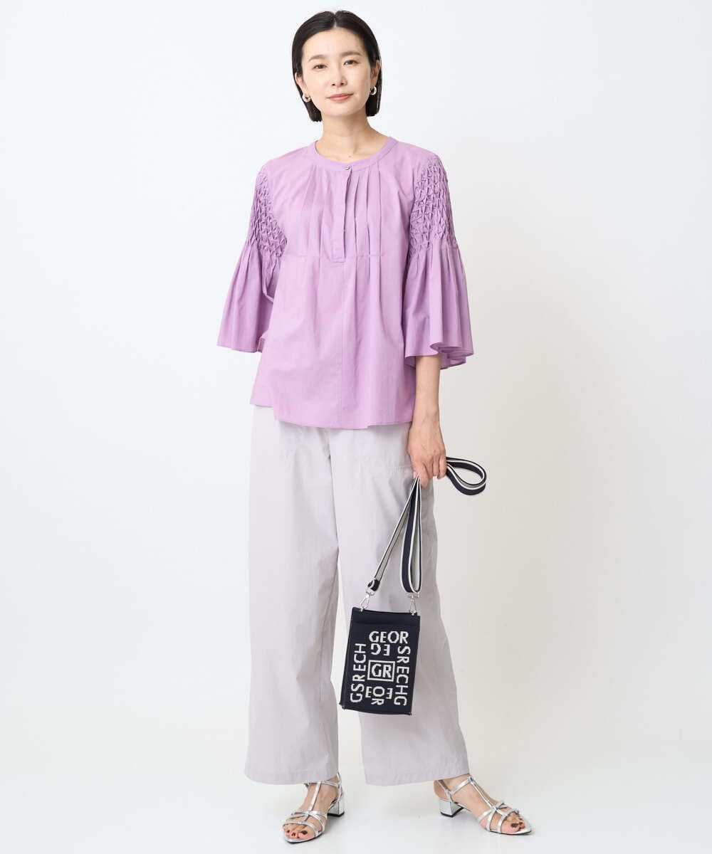 PG5AD02130 GEORGES RECH(ジョルジュ・レッシュ) ロゴニットミニショルダーバッグ ブラック系