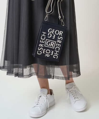 PG5AD02130 GEORGES RECH ロゴニットミニショルダーバッグ