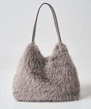 PG5AD03230 GEORGES RECH(ジョルジュ・レッシュ) ファーショルダーバッグ ベージュ
