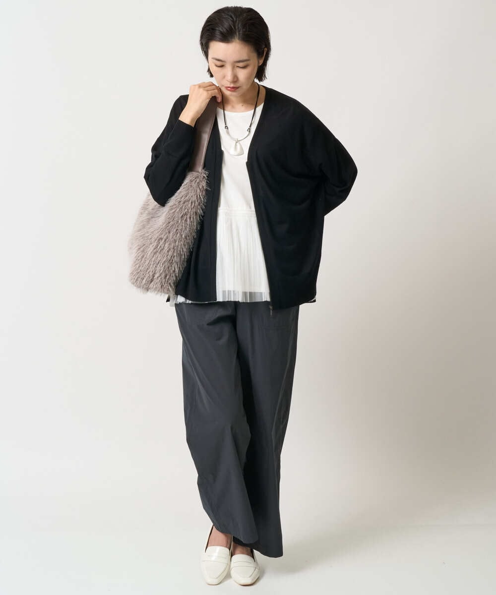 PG5AD03230 GEORGES RECH(ジョルジュ・レッシュ) ファーショルダーバッグ ベージュ