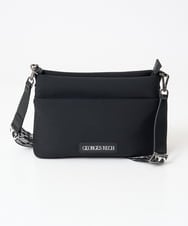 PG5AD04250 GEORGES RECH(ジョルジュ・レッシュ) チャーム付きレオパードテープショルダーバッグ ブラック