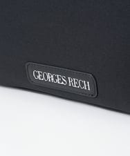 PG5AD04250 GEORGES RECH(ジョルジュ・レッシュ) チャーム付きレオパードテープショルダーバッグ ブラック