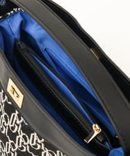 PG5AG22180 GEORGES RECH(ジョルジュ・レッシュ) GRモノグラムジャカードミニショルダー2wayバッグ  ブラック
