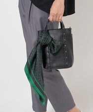 PG5AV09270 GEORGES RECH(ジョルジュ・レッシュ) レザースタッズミニショルダーバッグ ブラック