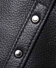 PG5AV09270 GEORGES RECH(ジョルジュ・レッシュ) レザースタッズミニショルダーバッグ ブラック