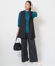 PG5AV10290 GEORGES RECH(ジョルジュ・レッシュ) レザースタッズ巾着ショルダーバッグ ゴールド