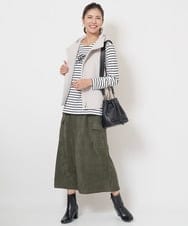 PG5AV10290 GEORGES RECH(ジョルジュ・レッシュ) レザースタッズ巾着ショルダーバッグ ゴールド