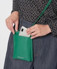 PG5AV12150 GEORGES RECH(ジョルジュ・レッシュ) GRロゴスマホポシェット グリーン