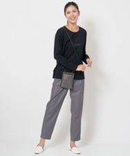 PG5AV12150 GEORGES RECH(ジョルジュ・レッシュ) GRロゴスマホポシェット ブラック系