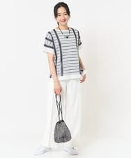 PG5EB23130 GEORGES RECH(ジョルジュ・レッシュ) メタリック巾着バッグ ブラック