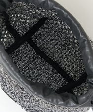 PG5EB23130 GEORGES RECH(ジョルジュ・レッシュ) メタリック巾着バッグ ブラック