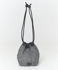 PG5EB23130 GEORGES RECH(ジョルジュ・レッシュ) メタリック巾着バッグ ブラック