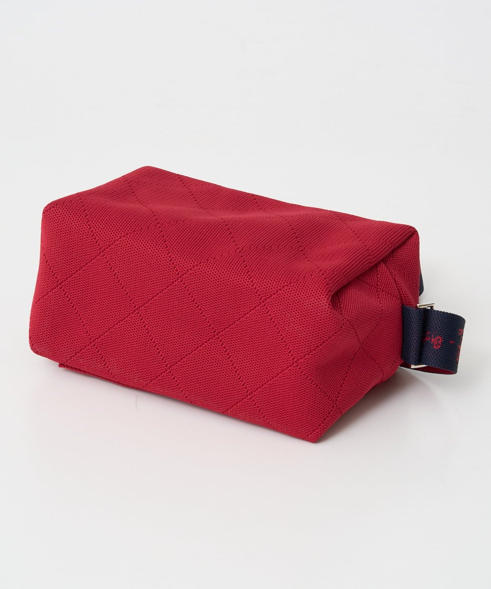 PG5EE11098 GEORGES RECH(ジョルジュ・レッシュ) ニットショルダースクエアバッグ レッド