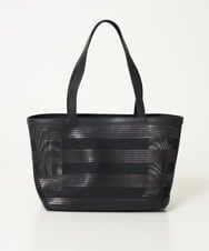 PG5GD29230 GEORGES RECH(ジョルジュ・レッシュ) スパンコールボーダー刺繍シアートートバッグ アイボリー